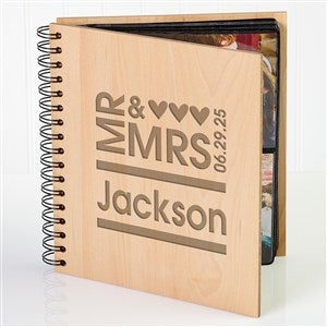 Personalized Wedding Photo Album - Mr & Mrs