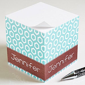 Her Design Personalized Paper Note Cube