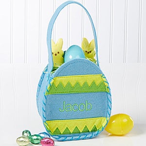 Easter Egg Mini Treat Bag - Blue