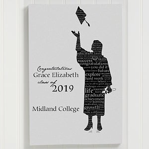 Graduation Guestbook Custom Art Print - 12x18