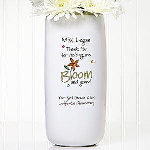 Bloom and Grow Personalized Vase