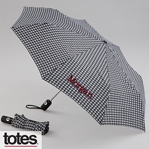Personalized Houndstooth Umbrella by totes®