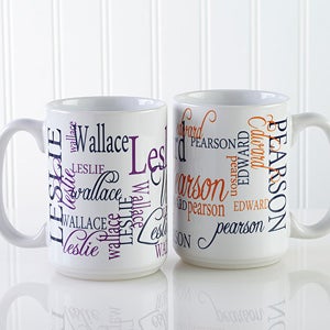 Personalized Large Coffee Mugs - My Name - Unique, Custom Gifts - #11539-L