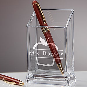 Favorite Teacher Acrylic Personalized Pen & Pencil Holder