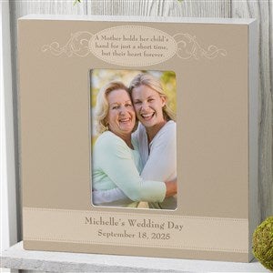 Mother of the Bride Personalized 4x6 Box Frame - Vertical