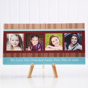 Photo Message To Him Personalized Canvas Print- 5½ x 11