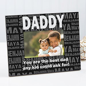 Personalized Picture Frames for Him - Repeating Name