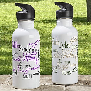 Signature Style 12 oz Insulated Water Bottle