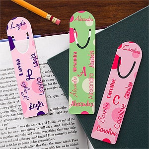 That's My Name Personalized Bookmark Set for Girls