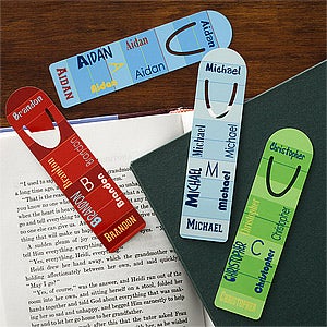 That's My Name Personalized Bookmark Set for Boys