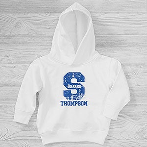 Go Team Personalized Toddler Hooded Sweatshirt