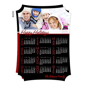 Precious Photo Personalized Calendar Card