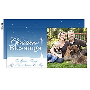 Christmas Blessing Digital Photo Postcards