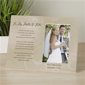 To My Parents Personalized Wedding Frame - #12018