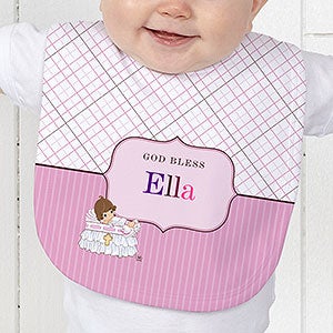 Personalized Baby Christening Bib - Precious Moments