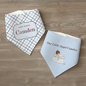 Personalized Christening Bandana Bibs - Precious Moments