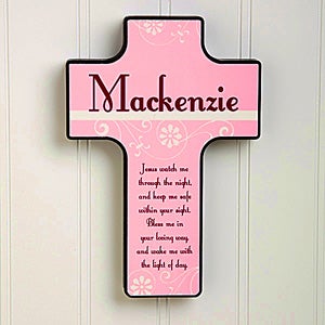 Keep Me Safe Personalized Wall Cross