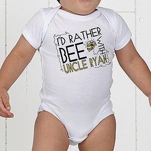 I'd Rather Bee With... Personalized Baby Bodysuit