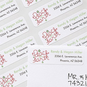 Peace on Earth Return Address Labels