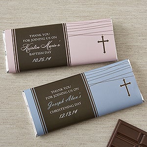 Christening Personalized Candy Bar Wrappers