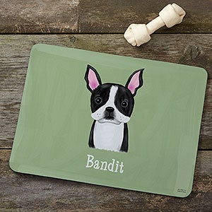 Personalized Dog Food Mat - Top Dog Breeds