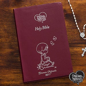 Precious Moments® Children's Personalized Bible - Burgundy