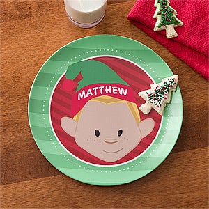 Christmas Character  Personalized Melamine Plate