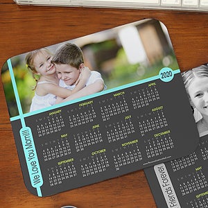 Personalized Photo Calendar Mouse Pads