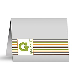 Stylish Stripes Note Cards & Envelopes
