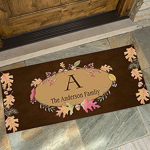 Personalized Doormats - Fall Leaves