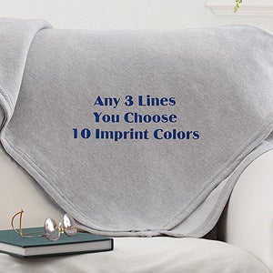 You Name It! Personalized Sweatshirt Blanket