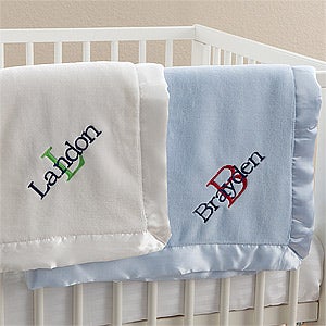 Personalized Baby Blankets for Boys - All About Me