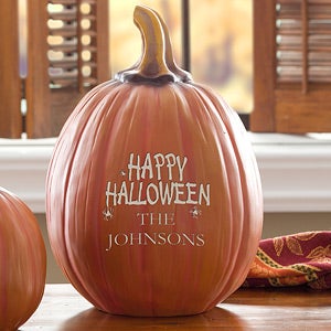 Happy Halloween Personalized Pumpkin