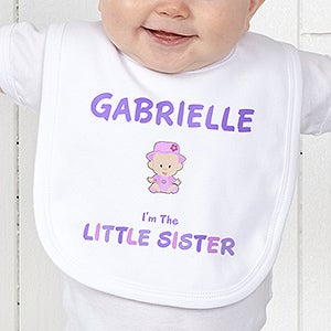 Sister Character© Personalized Bib