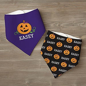 Cutest Pumpkin In The Patch Personalized Bandana Bibs