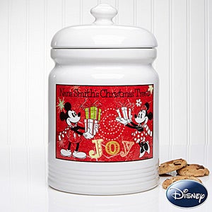 Disney Season Of Wonder Personalized Christmas Cookie Jars
