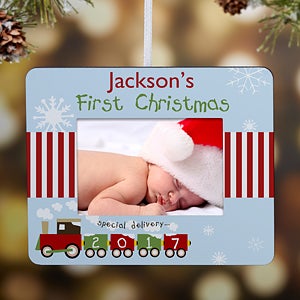 First Christmas Personalized Mini-Frame Ornament