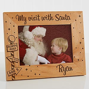Santa & Me Personalized Frame- 5 x 7