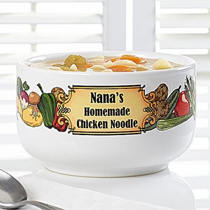Soup's On! Personalized Soup Bowl