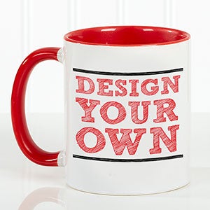 Design Your Own Custom Mug - Red