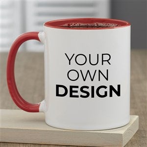 Design Your Own Personalized Coffee Mug - 11oz Red