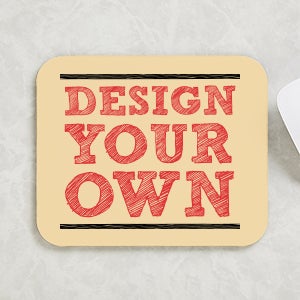 Design Your Own Personalized Horizontal Mouse Pad - Tan