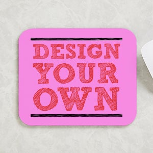 Design Your Own Custom Horizontal Mouse Pad - Pink