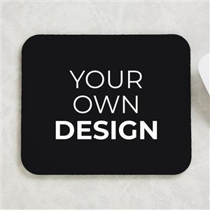 Design Your Own Custom Horizontal Mouse Pad - Black