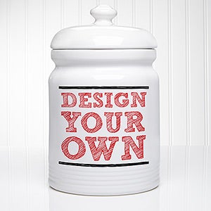 personalized cookie jars with lids