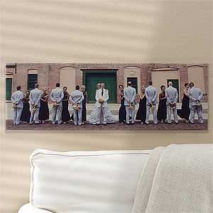 Panoramic Personalized Photo Canvas- 8" x 24" - #12539-8x24