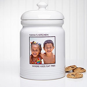 Picture Perfect Personalized Cookie Jar - 1 Photo