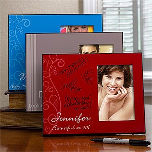Birthday Greetings Personalized Signature Picture Frame