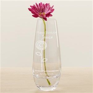 Personalized Bud Vases - Birthday Blooms