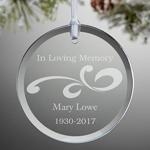 Lovely Memories Personalized Memorial Ornament
